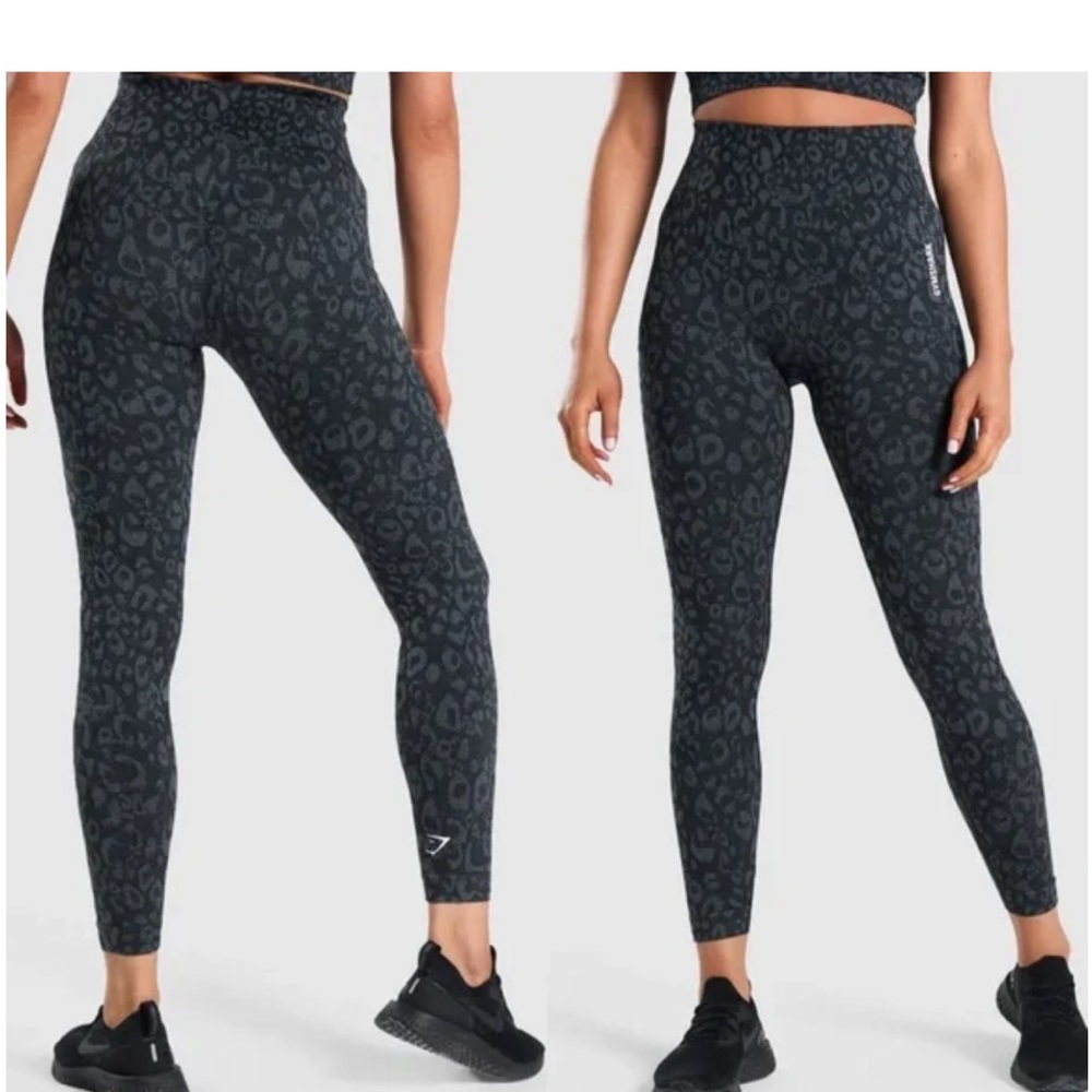 Gymshark Black Adapt Animal Seamless Leggings